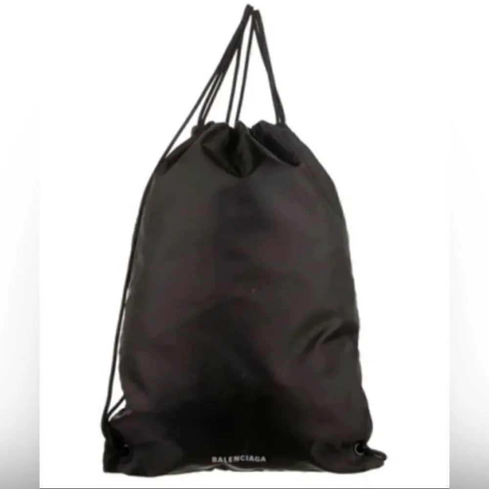 Balenciaga nylon drawstring bag/ dust bag